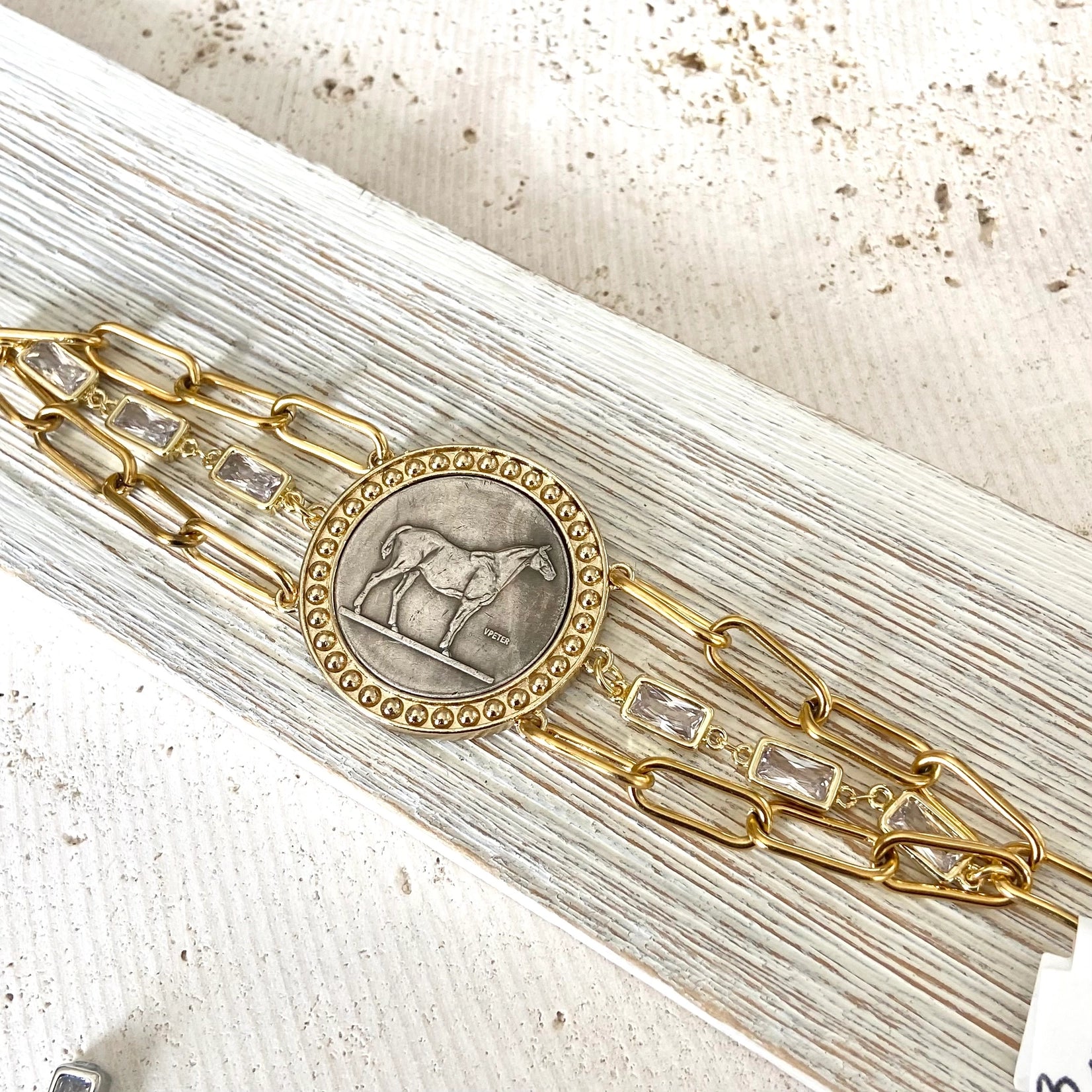 The Victoria Horse Coin Bracelet
