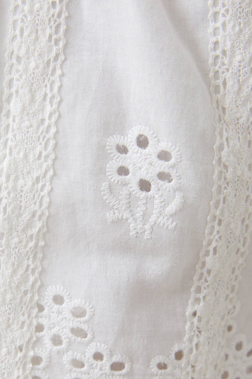 White Petal Lace Shorts