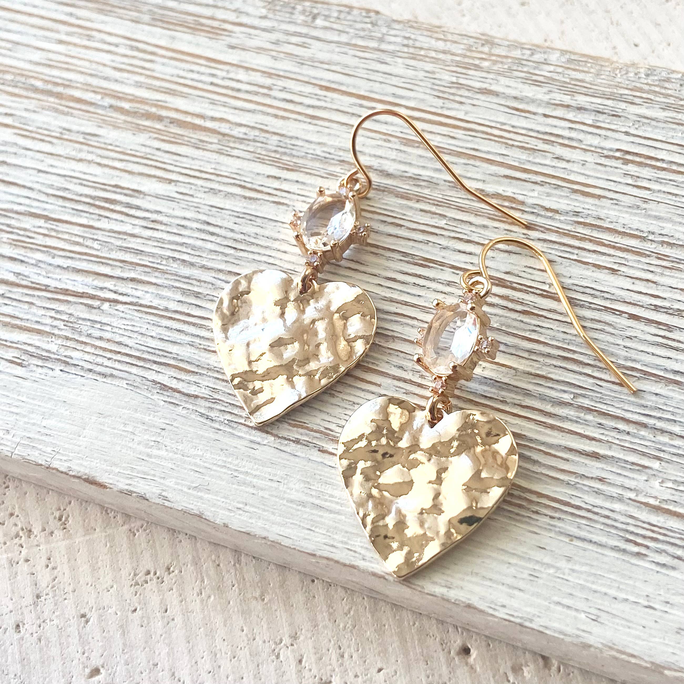 The Adeline Heart Earrings