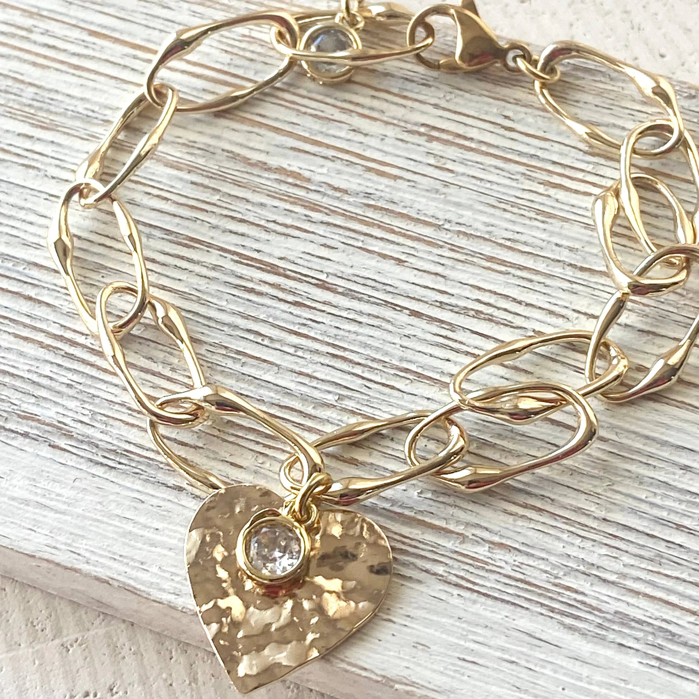 The Adeline Heart Bracelet