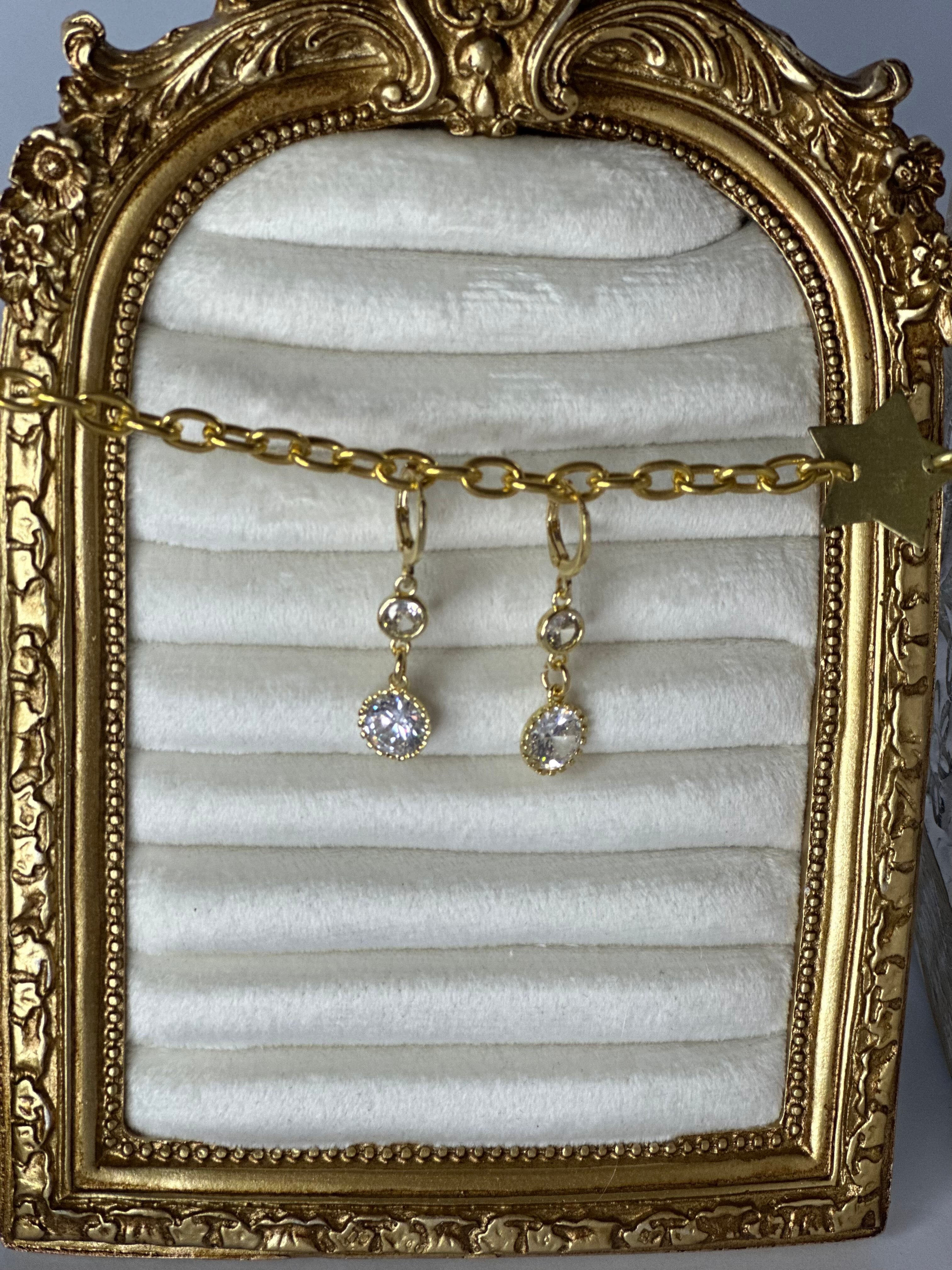 The Lilian Crystal Earrings