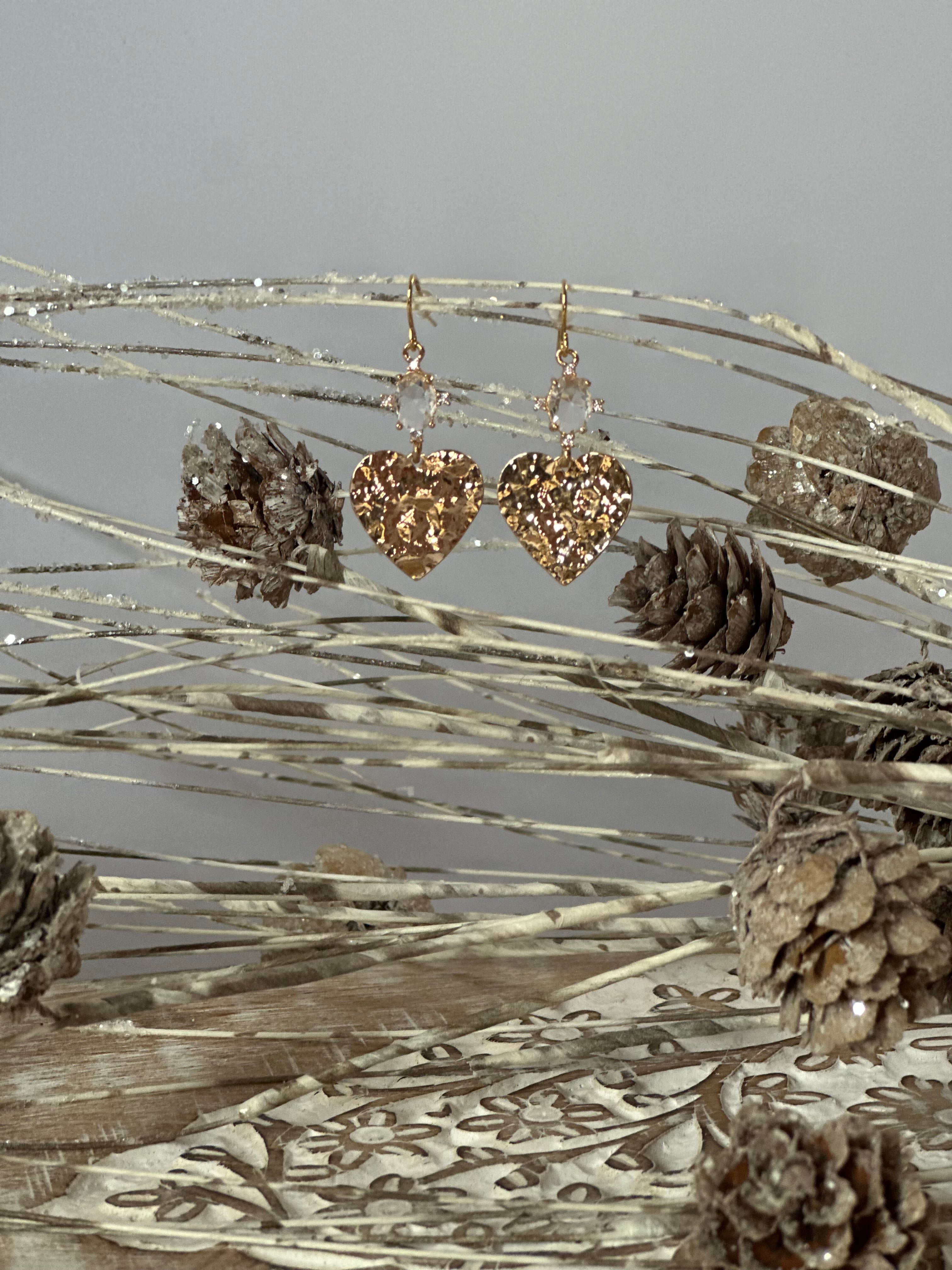 The Adeline Heart Earrings