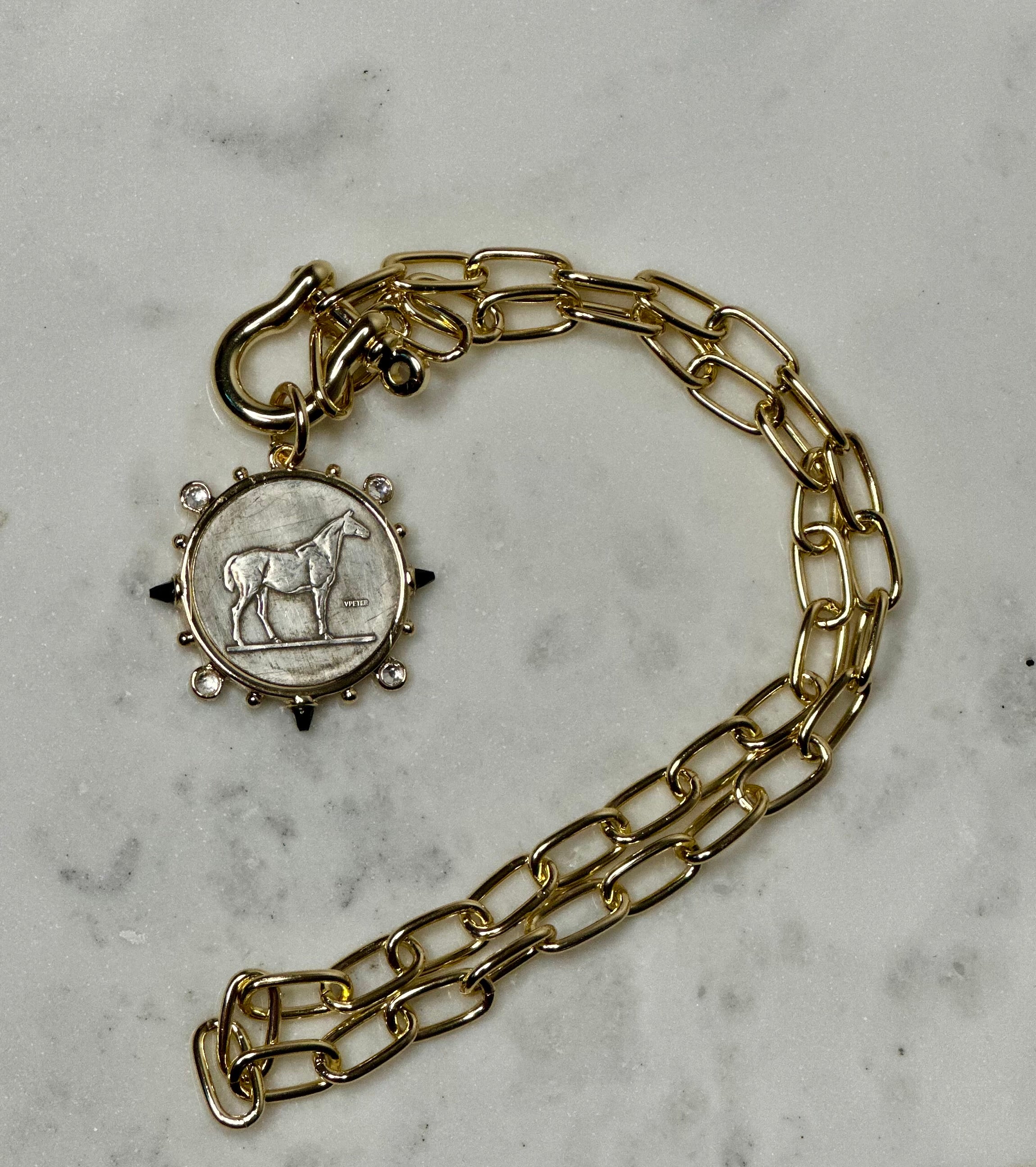 The Victoria Horse Coin Necklace