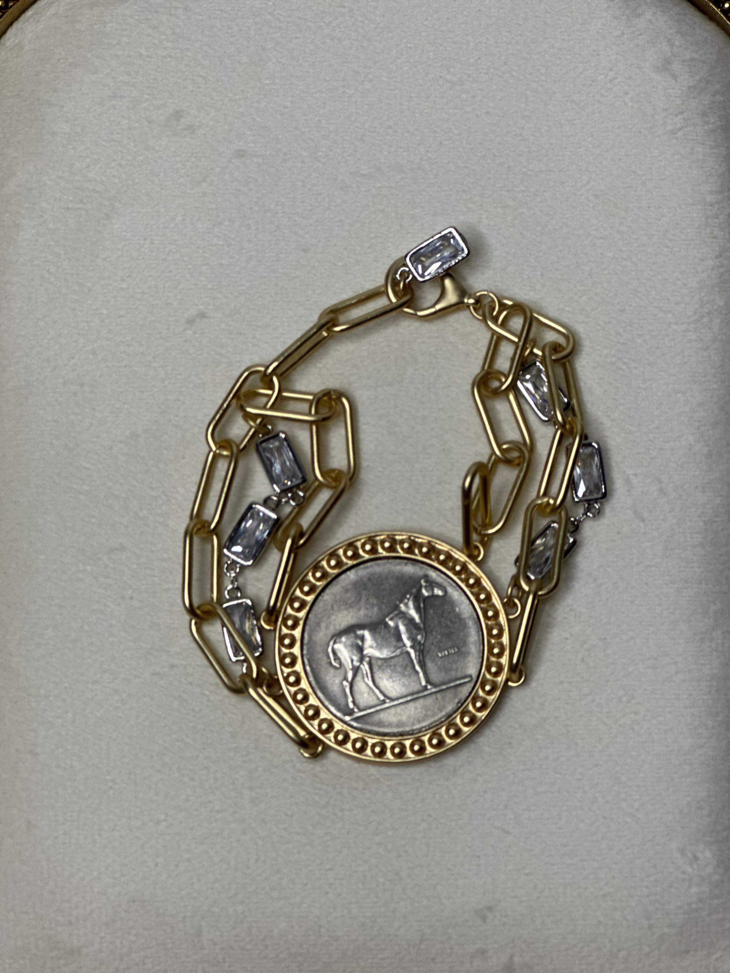 The Victoria Horse Coin Bracelet