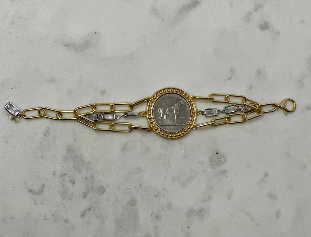 The Victoria Horse Coin Bracelet