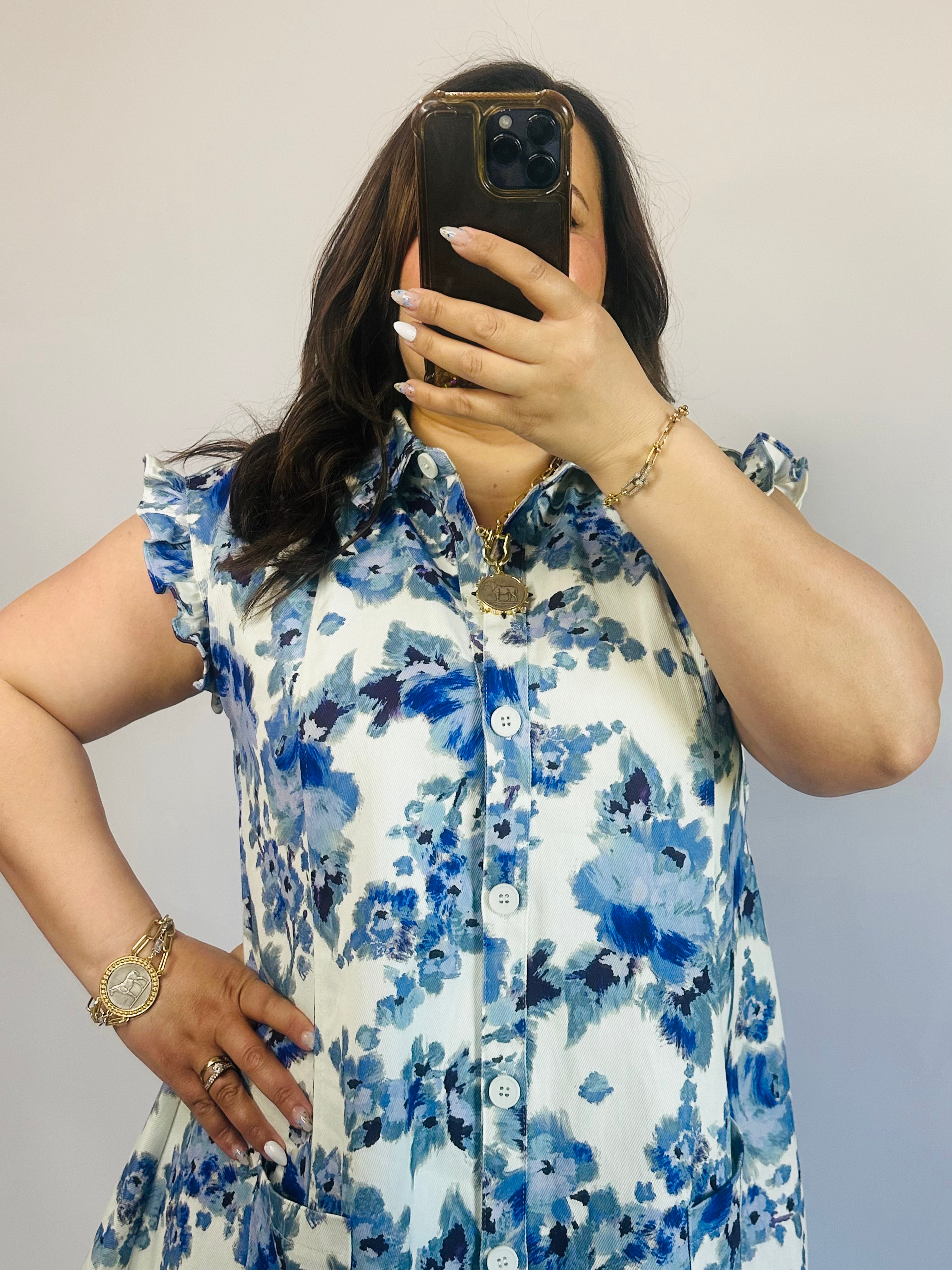 Daisy Ruffle Mini Dress