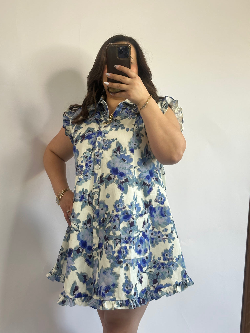 Daisy Ruffle Mini Dress