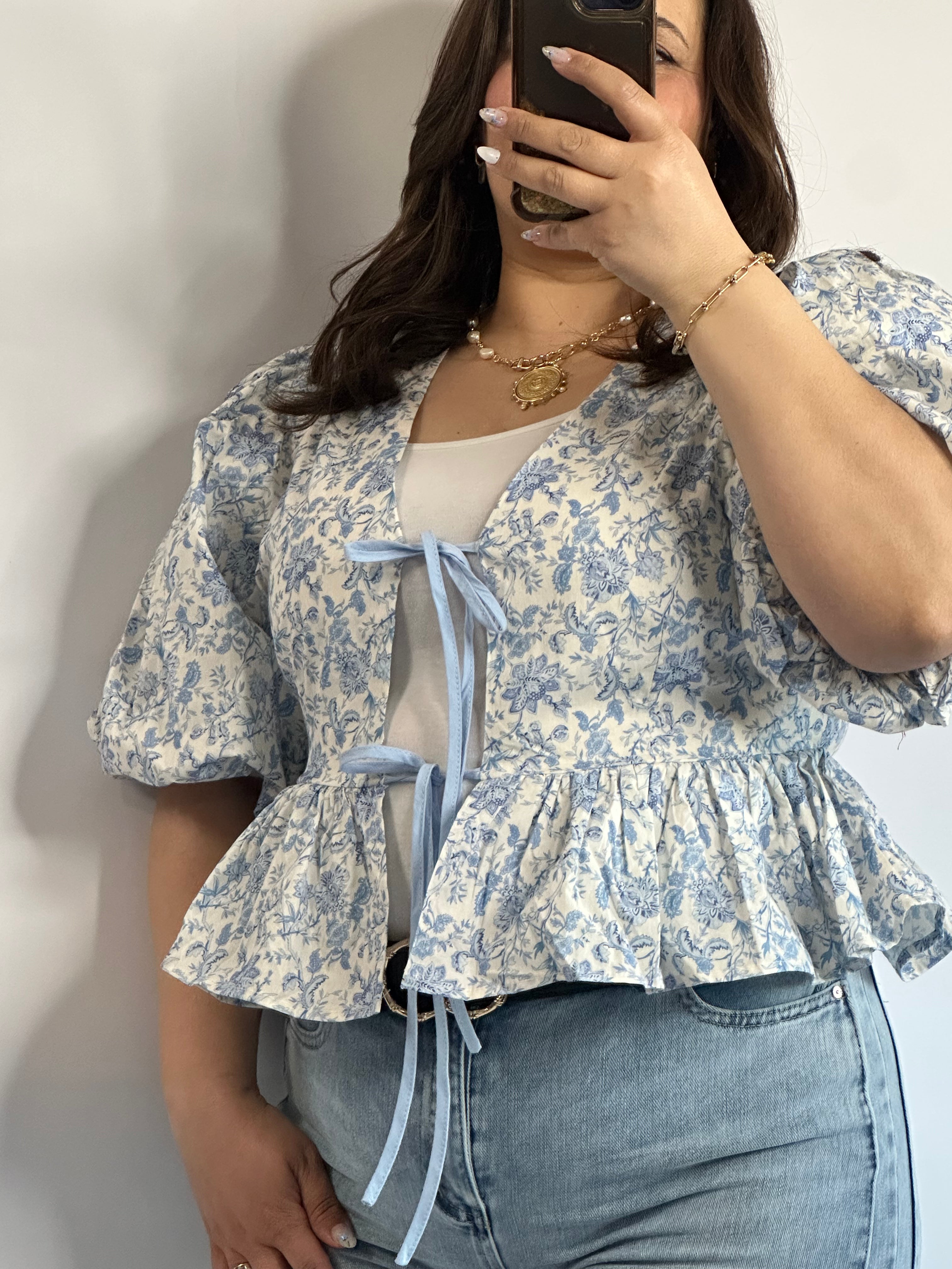 Blossom Tie-Front Top