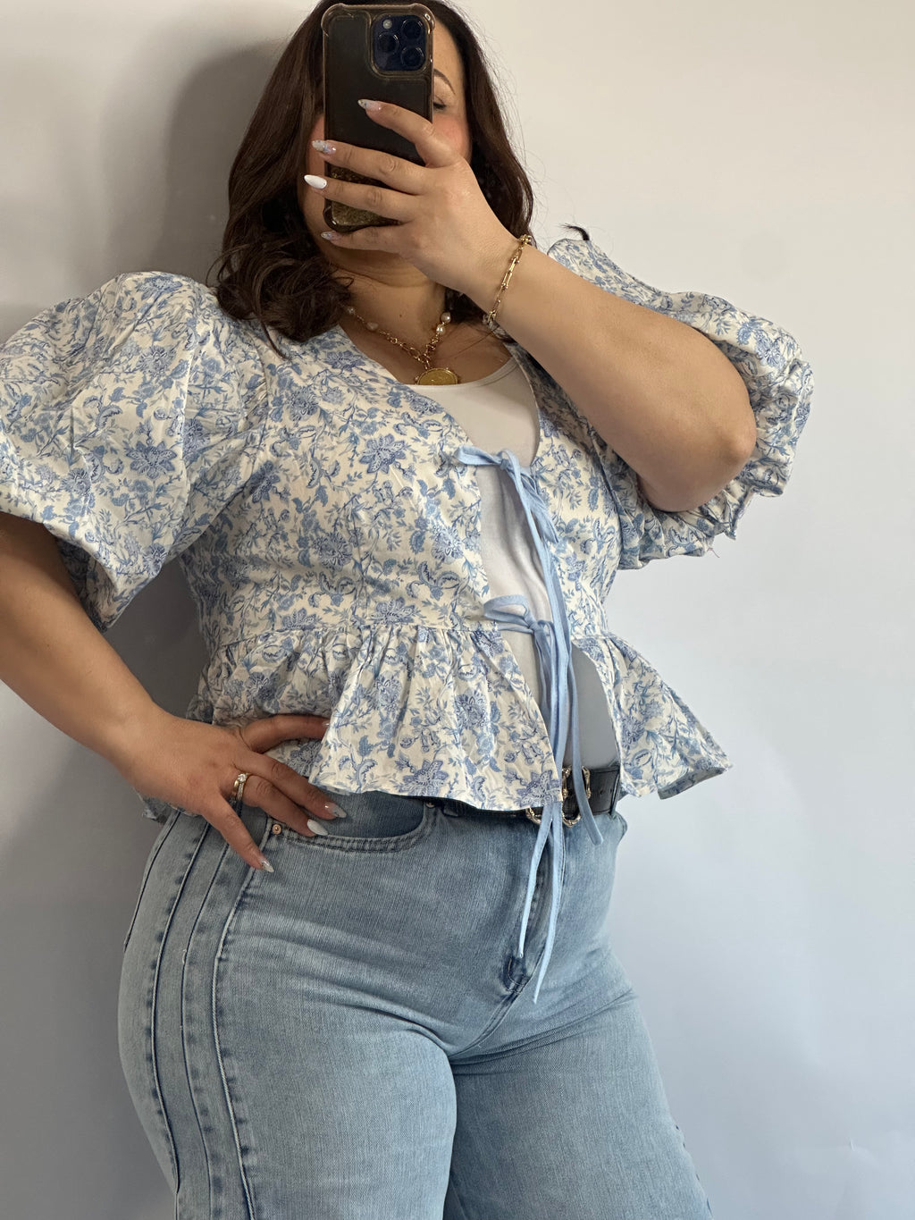 Blossom Tie-Front Top