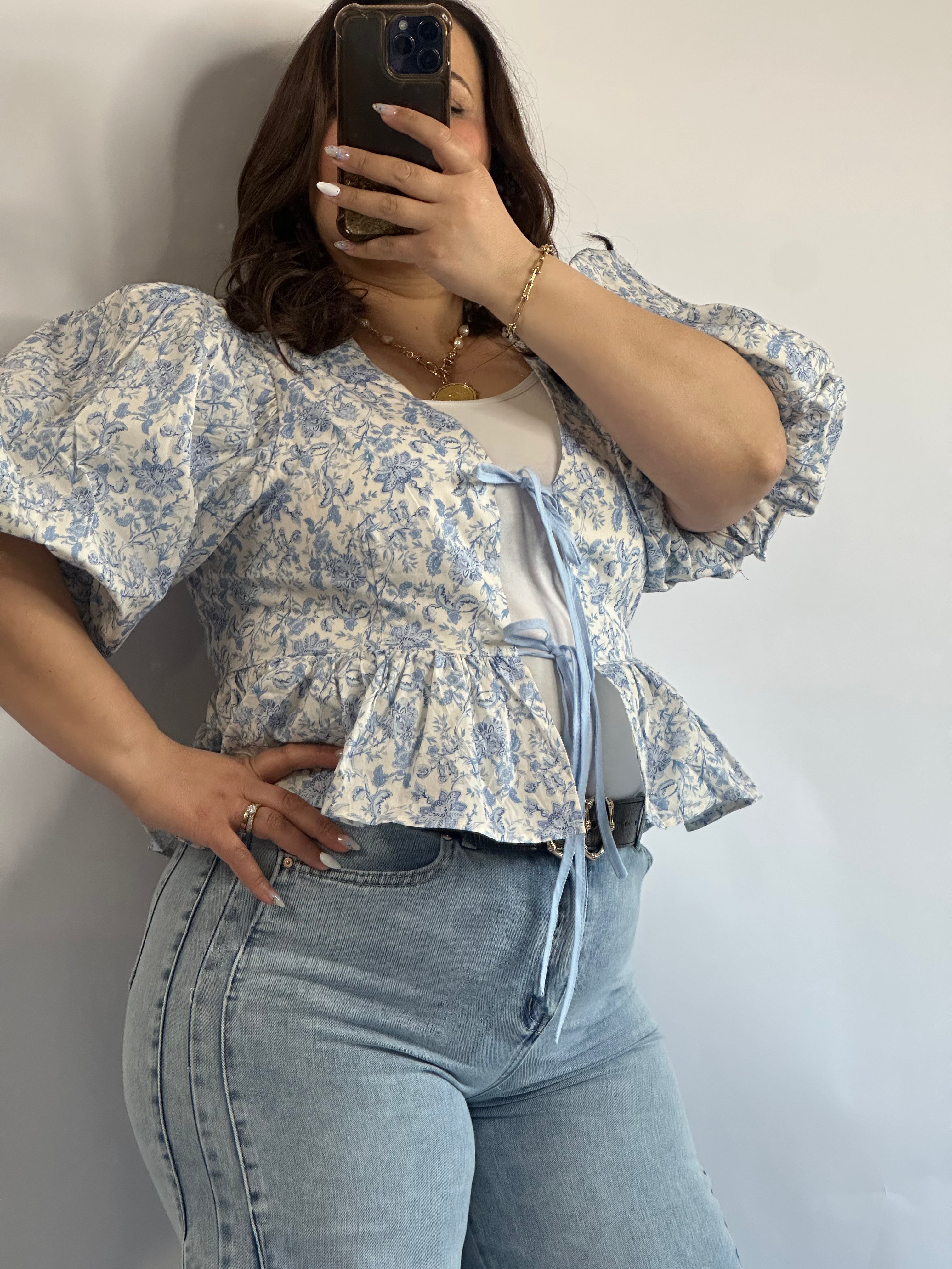 Blossom Tie-Front Top