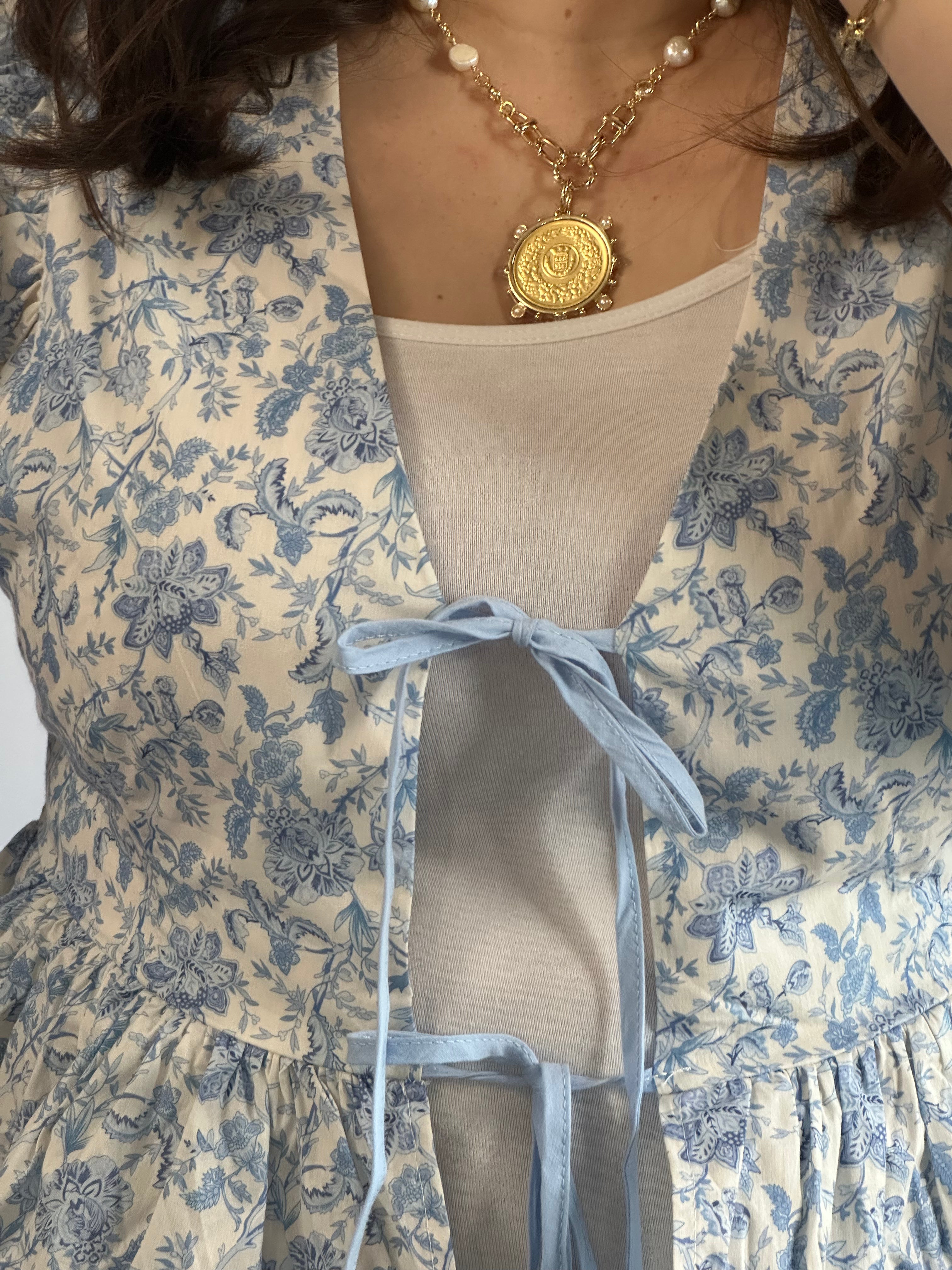 Blossom Tie-Front Top