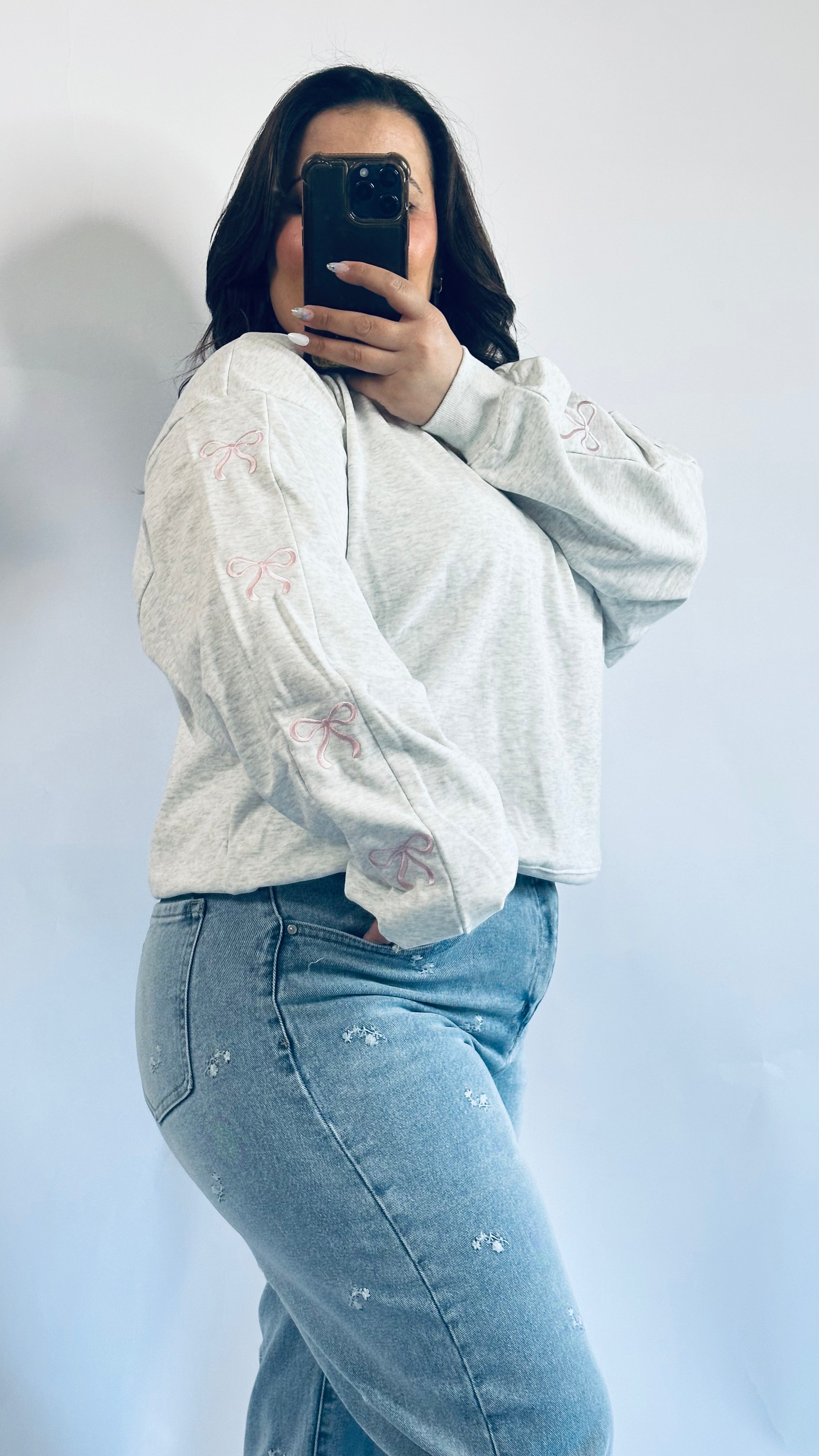 Wildflower Embroidered Denim