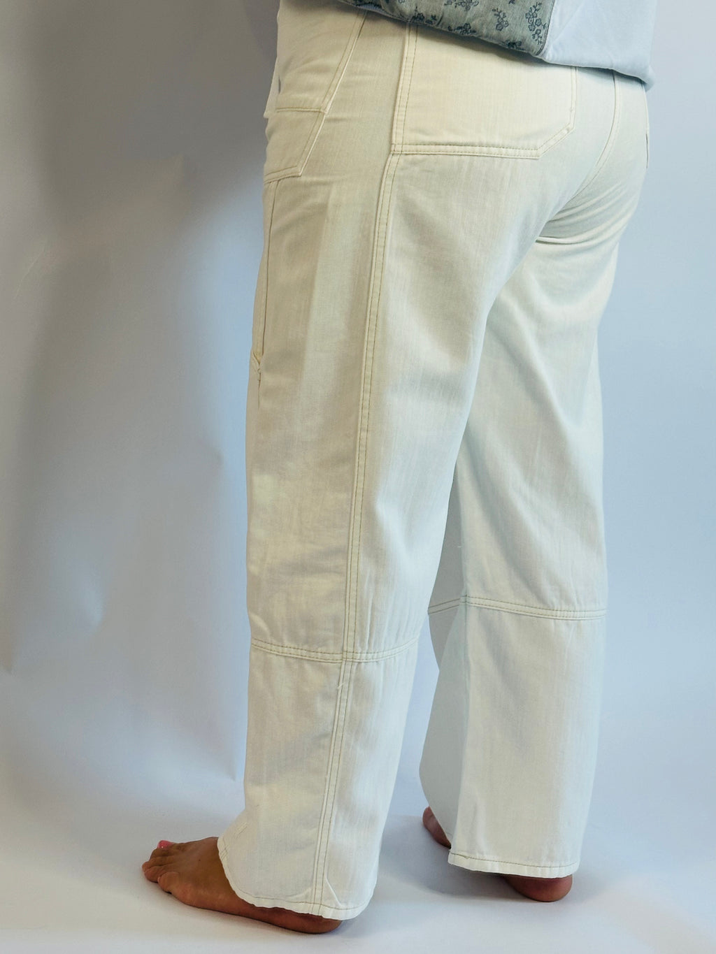 Bianca Grommet Crop Wide Leg Jeans