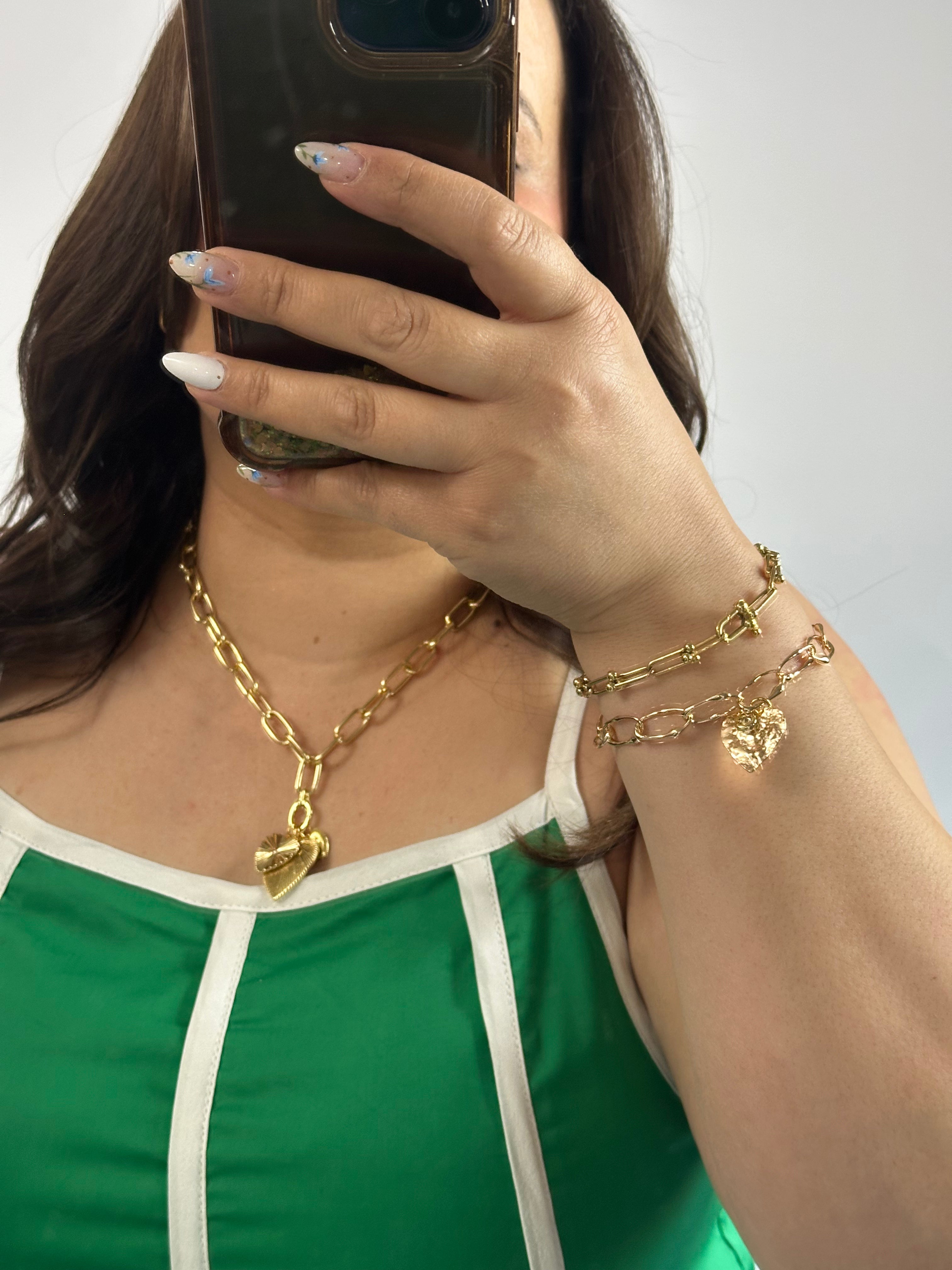 The Adeline Heart Bracelet