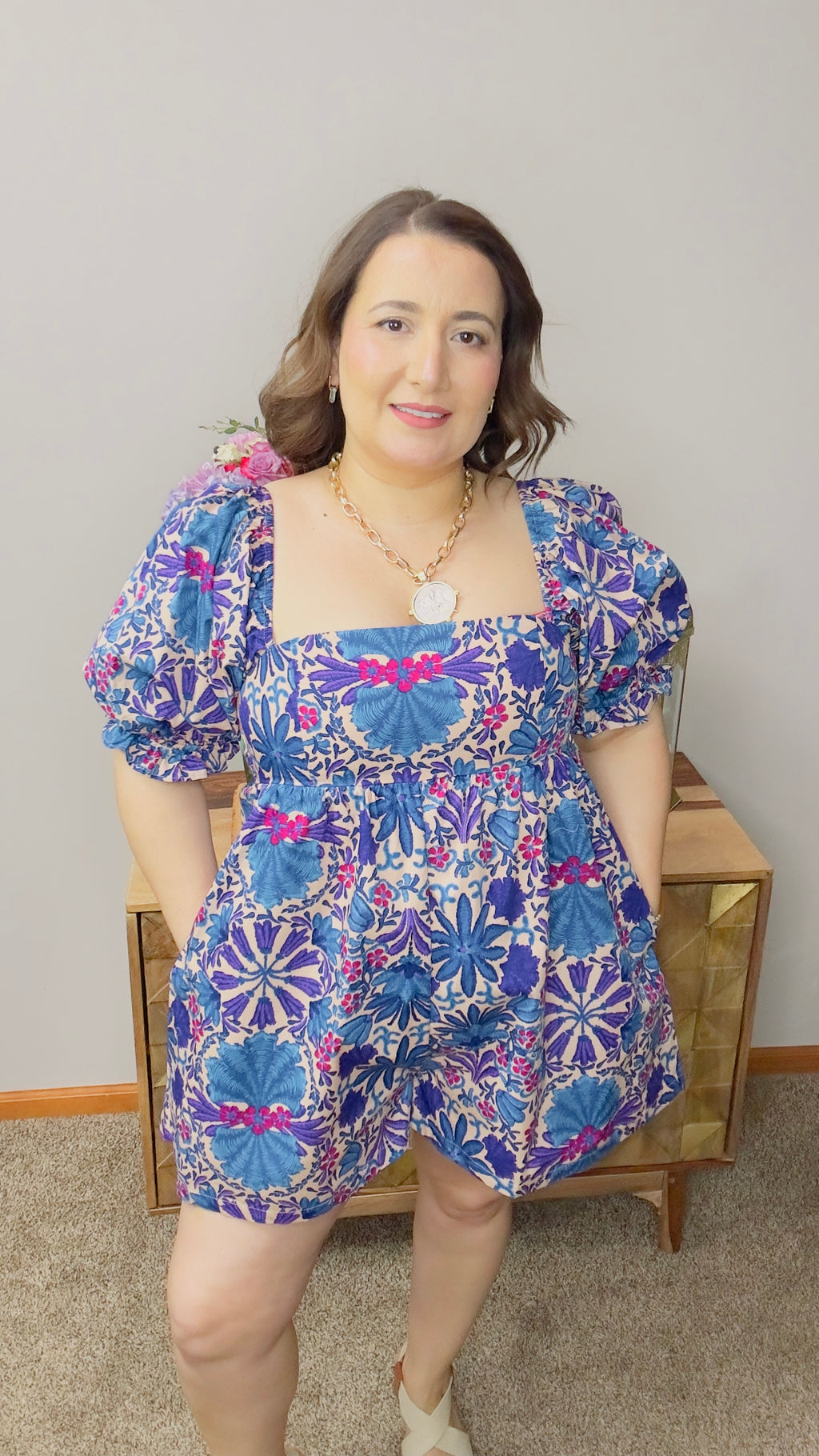 Violet Garden Romper