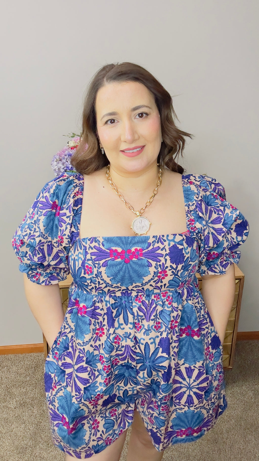 Violet Garden Romper