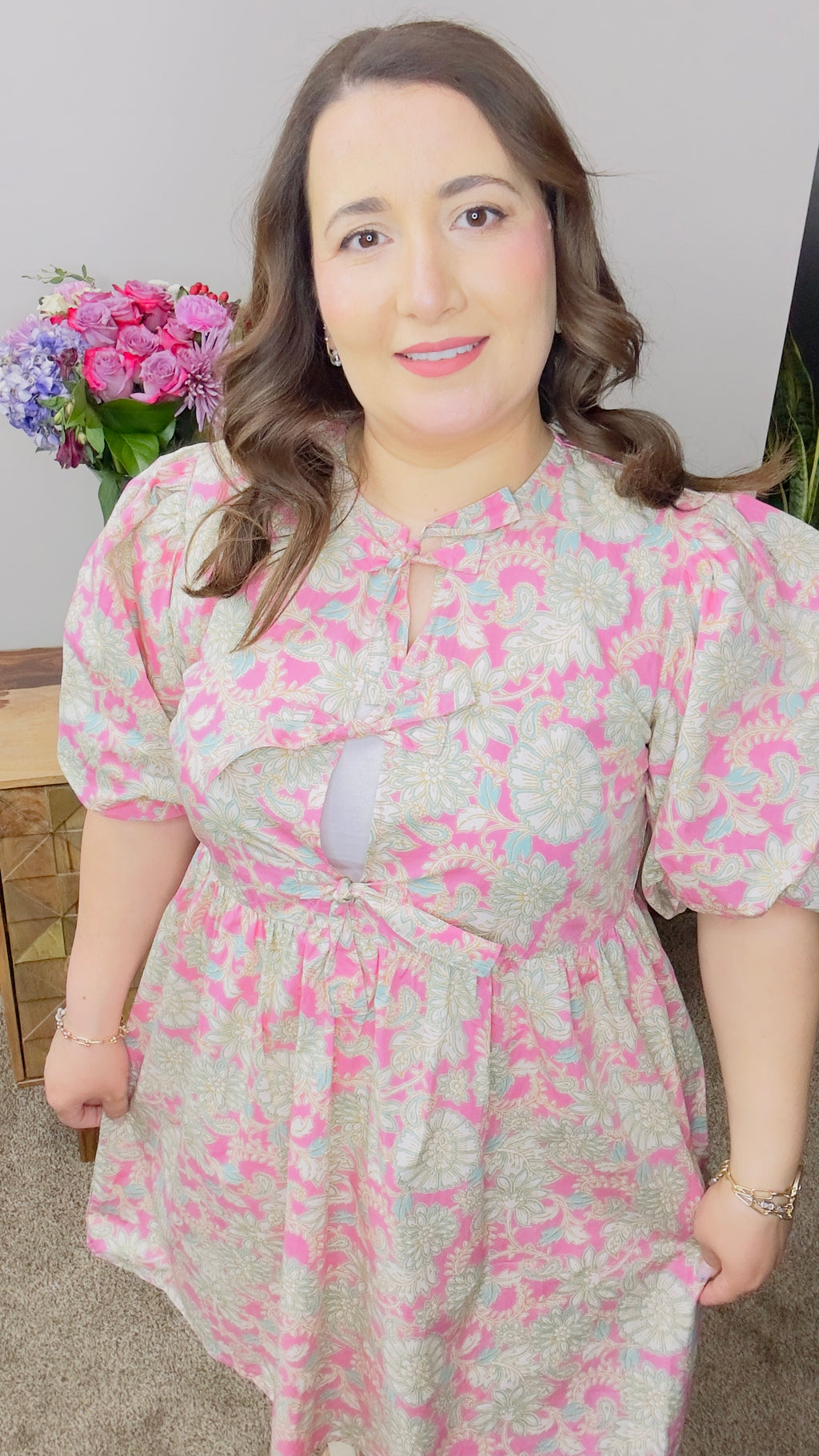 Lynda Floral Mini Dress