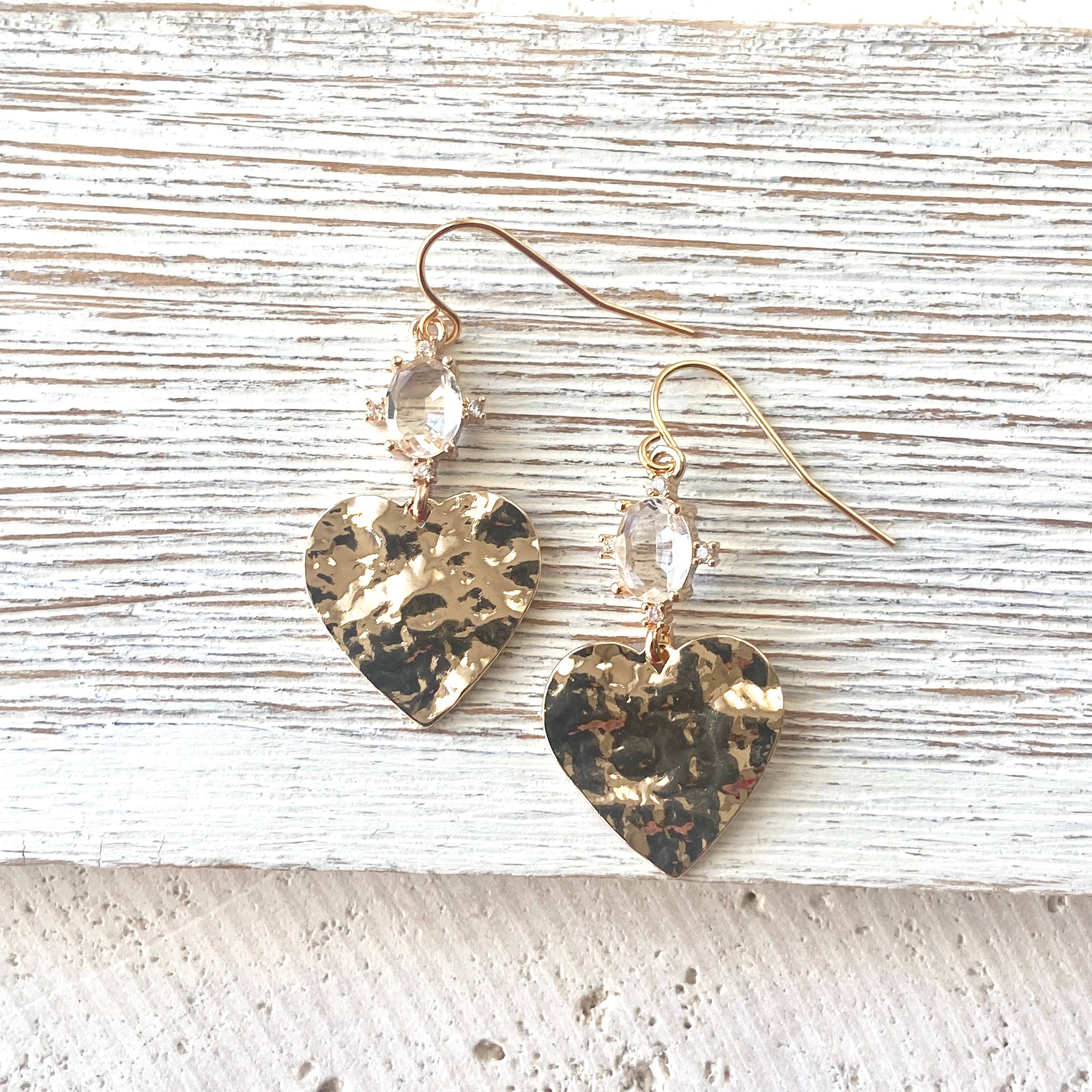 The Adeline Heart Earrings